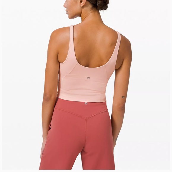 lululemon Align™ Cropped Tank Top ONLY WORN ONCE DID NOT FIT ME. PRICE IS FIRM. - Picture 2 of 4